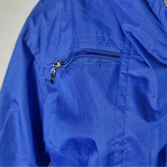 Size XL J 5 Apparel Women's %100 Polyester Jacket Full Zip Blue - Picture 7 of 11